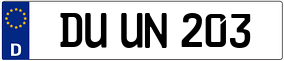 Truck License Plate